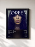 #noir Tableau de l'album Heal (2013 Edition) de Loreen, cadre noir, imprimé et encadré en France