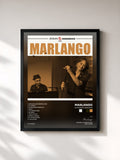 #noir Tableau de l'album Altafonte Sessions de Marlango, cadre noir, imprimé et encadré en France