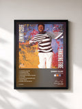 #noir Tableau de l'album Hanging Fire de Jimmy Cliff, cadre noir, imprimé et encadré en France