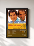 #noir Tableau de l'album 15 Años Tiene mi Amor de Duo Dinamico, cadre noir, imprimé et encadré en France