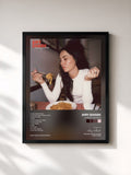 #noir Tableau de l'album Sunday Sadness de Amy Shark, cadre noir, imprimé et encadré en France