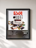 #noir Tableau de l'album Lugar Da Alegria de Banda Eva, cadre noir, imprimé et encadré en France