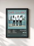 #noir Tableau de l'album La vida no es La la la (Edición especial) de Café Quijano, cadre noir, imprimé et encadré en France