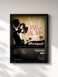 #noir Tableau de l'album Jazz And The Movies de Beegie Adair, cadre noir, imprimé et encadré en France