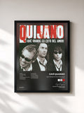 #noir Tableau de l'album Que grande es esto del amor (Ed. Especial) de Café Quijano, cadre noir, imprimé et encadré en France