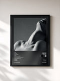#noir Tableau de l'album Woman de Rhye, cadre noir, imprimé et encadré en France