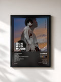 #noir Tableau de l'album Sun And Moon de Sam Kim, cadre noir, imprimé et encadré en France