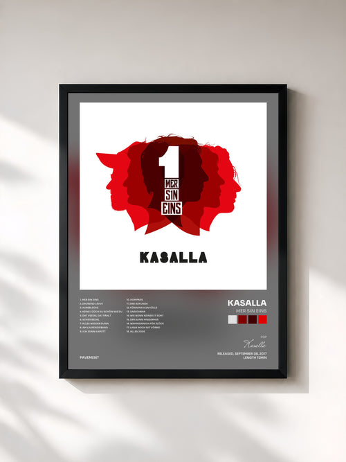 Kasalla · Mer sin Eins — Affiche encadrée