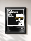 #noir Tableau de l'album Roy Orbison Sings Don Gibson (Remastered) de Roy Orbison, cadre noir, imprimé et encadré en France