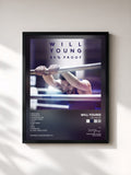 #noir Tableau de l'album 85% Proof de Will Young, cadre noir, imprimé et encadré en France