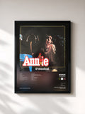 #noir Tableau de l'album O Musical de Annie, cadre noir, imprimé et encadré en France