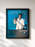 #noir Tableau de l'album Roberto Carlos em Jerusalém de Roberto Carlos, cadre noir, imprimé et encadré en France