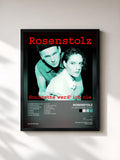 #noir Tableau de l'album Soubrette werd' ich nie de Rosenstolz, cadre noir, imprimé et encadré en France