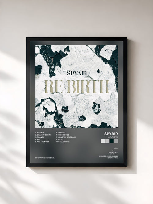Spyair · RE-BIRTH — Affiche encadrée