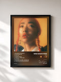 #noir Tableau de l'album RINA de Rina Sawayama, cadre noir, imprimé et encadré en France