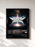 #noir Tableau de l'album METAL GALAXY de BABYMETAL, cadre noir, imprimé et encadré en France