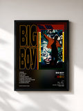 #noir Tableau de l'album Mr. Big de Big Boy, cadre noir, imprimé et encadré en France