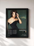 #noir Tableau de l'album Don't Let This Moment End de Gloria Estefan, cadre noir, imprimé et encadré en France