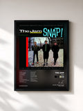 #noir Tableau de l'album Snap de The Jam, cadre noir, imprimé et encadré en France