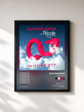 #noir Tableau de l'album Missing You (feat. Nicole Scherzinger) de Alex Gaudino, cadre noir, imprimé et encadré en France