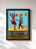 #noir Tableau de l'album Baladinha de Palavra Cantada, cadre noir, imprimé et encadré en France