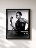 #noir Tableau de l'album Sativah de Carla Thomas, cadre noir, imprimé et encadré en France