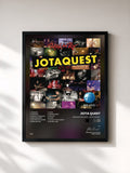 #noir Rock in Rio 2011 - Jota Quest von Jota Quest als gerahmter Kunstdruck, schwarzer Rahmen, gedruckt und gerahmt in Frankreich