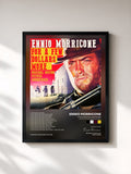 #noir Tableau de l'album For a Few Dollars More (Original Motion Picture Soundtrack) - Remastered de Ennio Morricone, cadre noir, imprimé et encadré en France