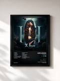 #noir Tableau de l'album X Amor II de Kim Loaiza, cadre noir, imprimé et encadré en France