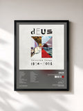 #noir Tableau de l'album Selected Songs 1994 - 2014 de dEUS, cadre noir, imprimé et encadré en France