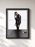 #noir Tableau de l'album Barnabas de Kizz Daniel, cadre noir, imprimé et encadré en France