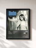 #noir Tableau de l'album Life For Rent de Dido, cadre noir, imprimé et encadré en France