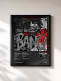 #noir Tableau de l'album Bang Part 2 de Chief Keef, cadre noir, imprimé et encadré en France
