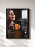 #noir Tableau de l'album Border de Lila Downs, cadre noir, imprimé et encadré en France
