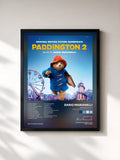#noir Tableau de l'album Paddington 2 (Original Motion Picture Soundtrack) de Dario Marianelli, cadre noir, imprimé et encadré en France