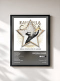 #noir Tableau de l'album Ogni volta che è Natale de Raffaella Carrà, cadre noir, imprimé et encadré en France