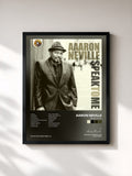 #noir Tableau de l'album Speak to Me de Aaron Neville, cadre noir, imprimé et encadré en France