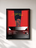 #noir Tableau de l'album Call Me de Sylvester, cadre noir, imprimé et encadré en France