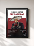 #noir Tableau de l'album Mi Mexico Querido de Pepe Aguilar, cadre noir, imprimé et encadré en France