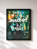 #noir Tableau de l'album Cruel (Remixes) (feat. ZAYN) de Snakehips, cadre noir, imprimé et encadré en France
