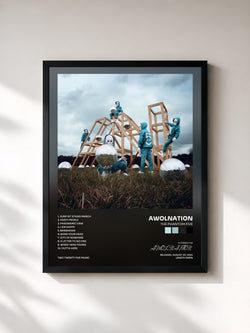 #noir The Phantom Five by AWOLNATION as a framed art print, black frame, printed and framed in France