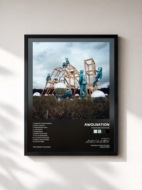 AWOLNATION · The Phantom Five — Affiche encadrée