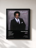 #noir Tableau de l'album I Am Love de Peabo Bryson, cadre noir, imprimé et encadré en France