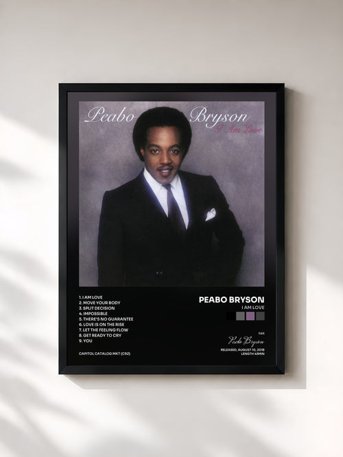 Peabo Bryson · I Am Love — Affiche encadrée