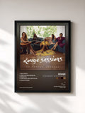 #noir Tableau de l'album Rouge Sessions - De Portas Abertas de Rouge, cadre noir, imprimé et encadré en France