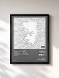 #noir Tableau de l'album White Friday (CM9) de Yo Gotti, cadre noir, imprimé et encadré en France