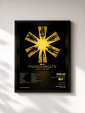 #noir Tableau de l'album Thunderbolts* (Original Motion Picture Soundtrack) de Son Lux, cadre noir, imprimé et encadré en France