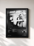#noir Tableau de l'album Dancing On The Wall de MUNA, cadre noir, imprimé et encadré en France