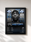 #noir Tableau de l'album History: de JME, cadre noir, imprimé et encadré en France