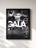#noir Tableau de l'album Coming Into a Decade (10Th Anniversary) de Gala, cadre noir, imprimé et encadré en France